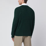 Polo Ralph Lauren Moss-coloured wool and cashmere cable-knit sweater