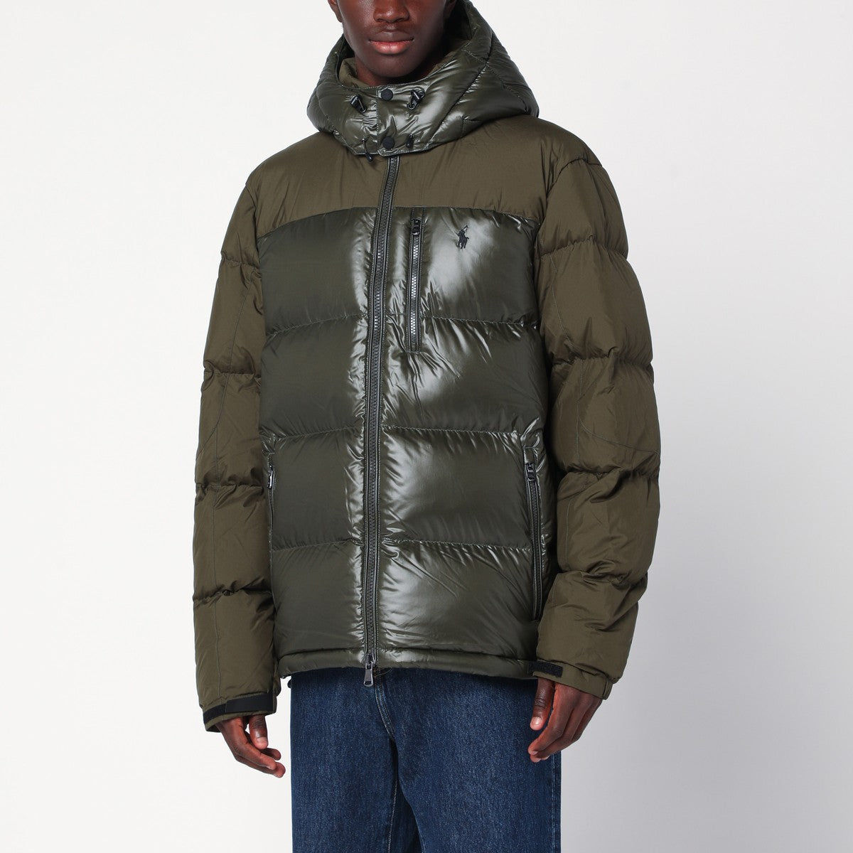 Polo Ralph Lauren military green down jacket