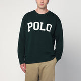 Polo Ralph Lauren Dark green Big-Fit sweater with inlaid logo