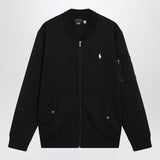 Polo Ralph Lauren Black zip-up knit bomber