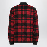 Polo Ralph Lauren Red and black quilted check bomber