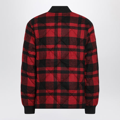 Polo Ralph Lauren Red and black quilted check bomber