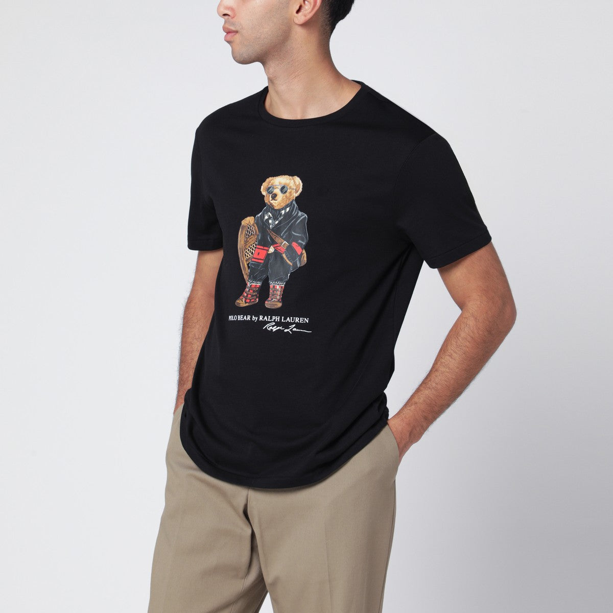Polo Ralph Lauren Black Polo Bear Classic Slim Fit T-shirt