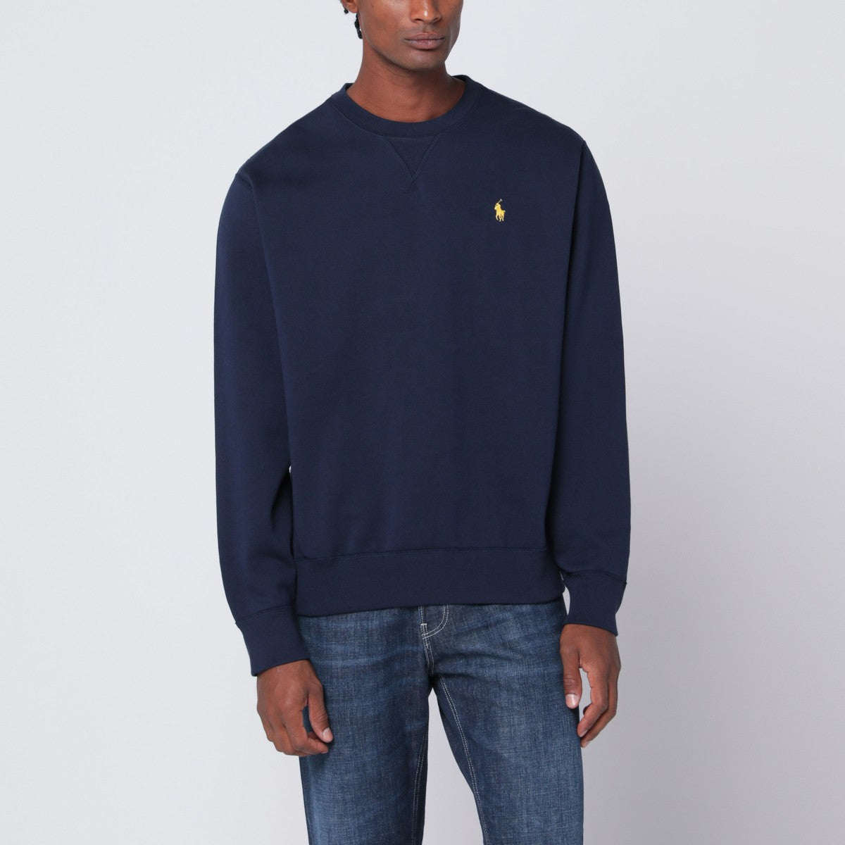 Polo Ralph Lauren Navy blue cotton-blend sweatshirt