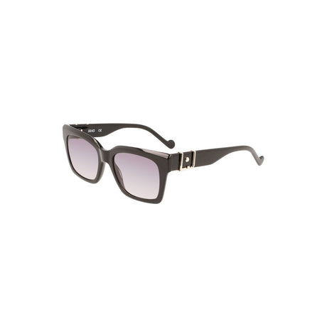Liu Jo Black Acetate Women Sunglasses