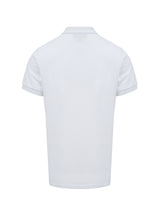 Burberry White Cotton Collared Polo Shirt