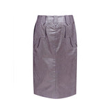 Tom Ford Purple Polyamide Midi Skirt