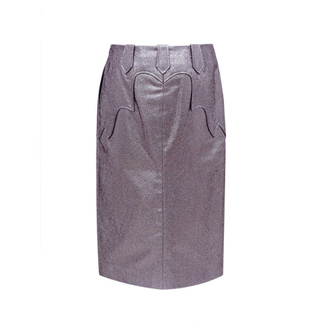 Tom Ford Purple Polyamide Midi Skirt