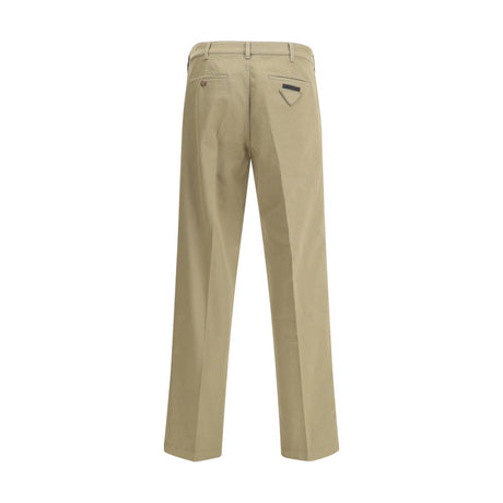 Prada Beige Cotton Chino Pants