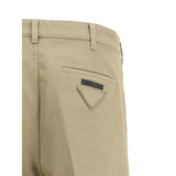 Prada Beige Cotton Chino Pants