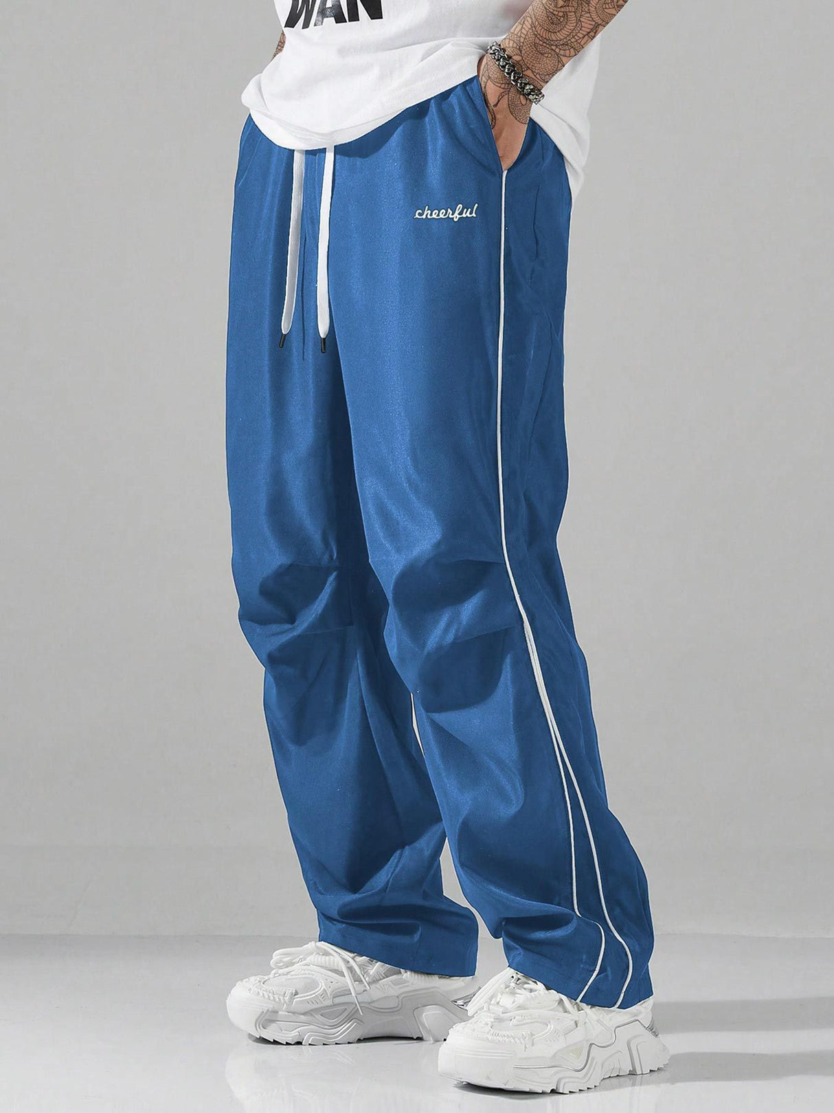 European And American High Street Charging Paratrooper Pants