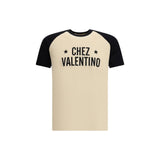 Valentino Cream Cotton T-Shirt