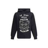 Valentino Black Cotton Sweatshirt