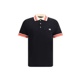 Valentino Black Cotton Polo Shirt