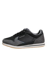Trussardi Black Gray Lace Up Low Top Casual Sneakers Shoes