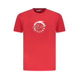 Trussardi Rosso Cotton Men T-Shirt