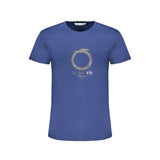 Trussardi Blue Cotton Men T-Shirt