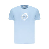 Trussardi Azzurro Cotton Men T-Shirt