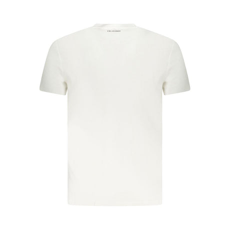 Trussardi Bianco Cotton Men's T-Shirt