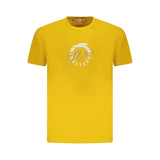 Trussardi Yellow Cotton Men T-Shirt