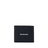 Balenciaga Black Calf Leather Bos Taurus Wallet