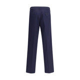 Prada Blue Cotton Chino Pants