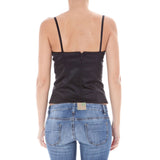 John Galliano Black Elastane Women's Intimate Top