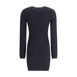 Balmain Black Viscose Casual Dress