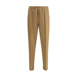 Valentino Brown Polyester Casual Pants
