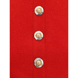 Balmain Multicolor Fleece Wool Top