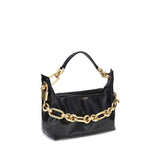 Balmain Black Calf Leather Bos Taurus Shoulder Bag