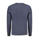 Hugo Boss Blue Cotton Men's Long-Sleeved T-Shirt