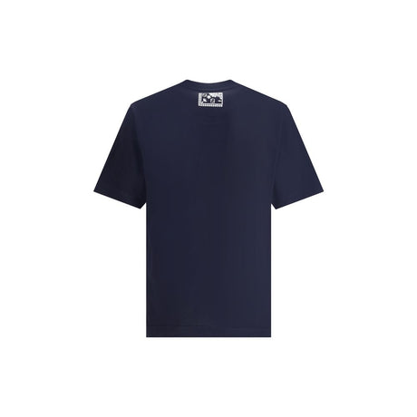 Fendi Blue Cotton T-Shirt