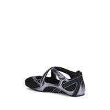 The Attico Black Polyethylene Ballet Flats