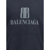 Balenciaga Black Cotton Sweatshirt