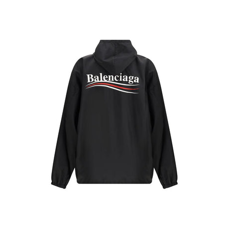 Balenciaga Black Polyester Shell Jacket