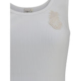 Chloé White Cotton Top