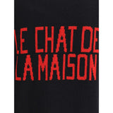 Valentino Black Cotton Sweatshirt