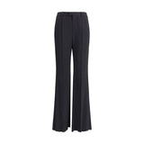 Balenciaga Black Viscose Flared Pants