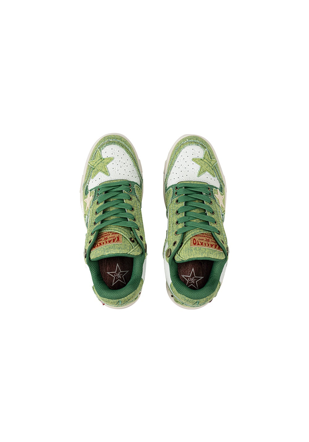 KAALIXTO-Retro Star Sneakers - Avocado - Unisex