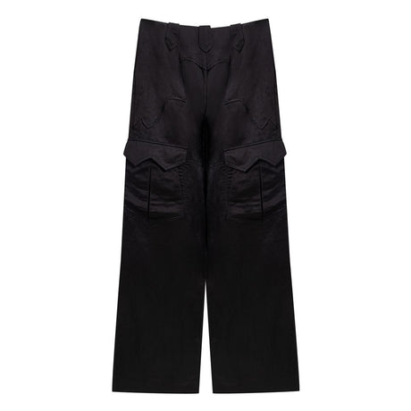 Tom Ford Black Viscose Cargo Pants