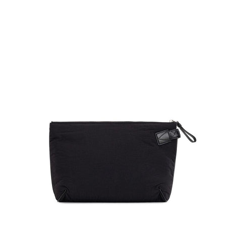 Bottega Veneta Black Nylon Clutch Bag