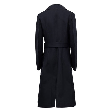 Bottega Veneta Blue Cotton Trench Coat