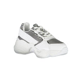 Emporio Armani Bianco Polyurethane Women Sneaker