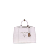 Prada Cream Cotton Shoulder Bag