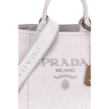 Prada Cream Cotton Shoulder Bag