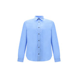 Prada Light Blue Cotton Dress Shirt