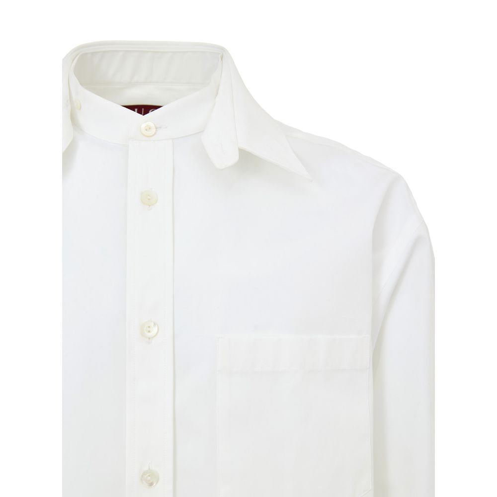 Gucci White Cotton Dress Shirt