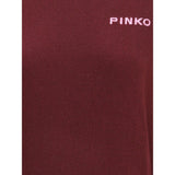 PINKO Bordeaux Wool Sweatshirt