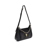 Coccinelle Black Calf Leather Bos Taurus Shoulder Bag